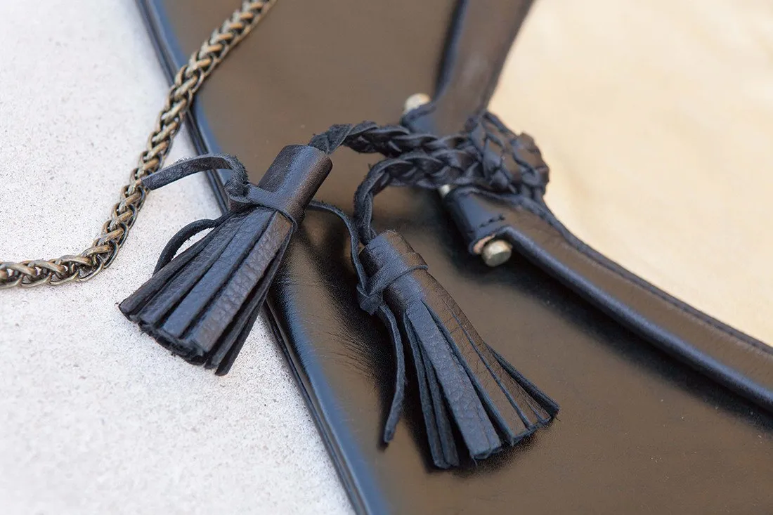 Savannah Leather Envelope Clutch and Crossbody Purse