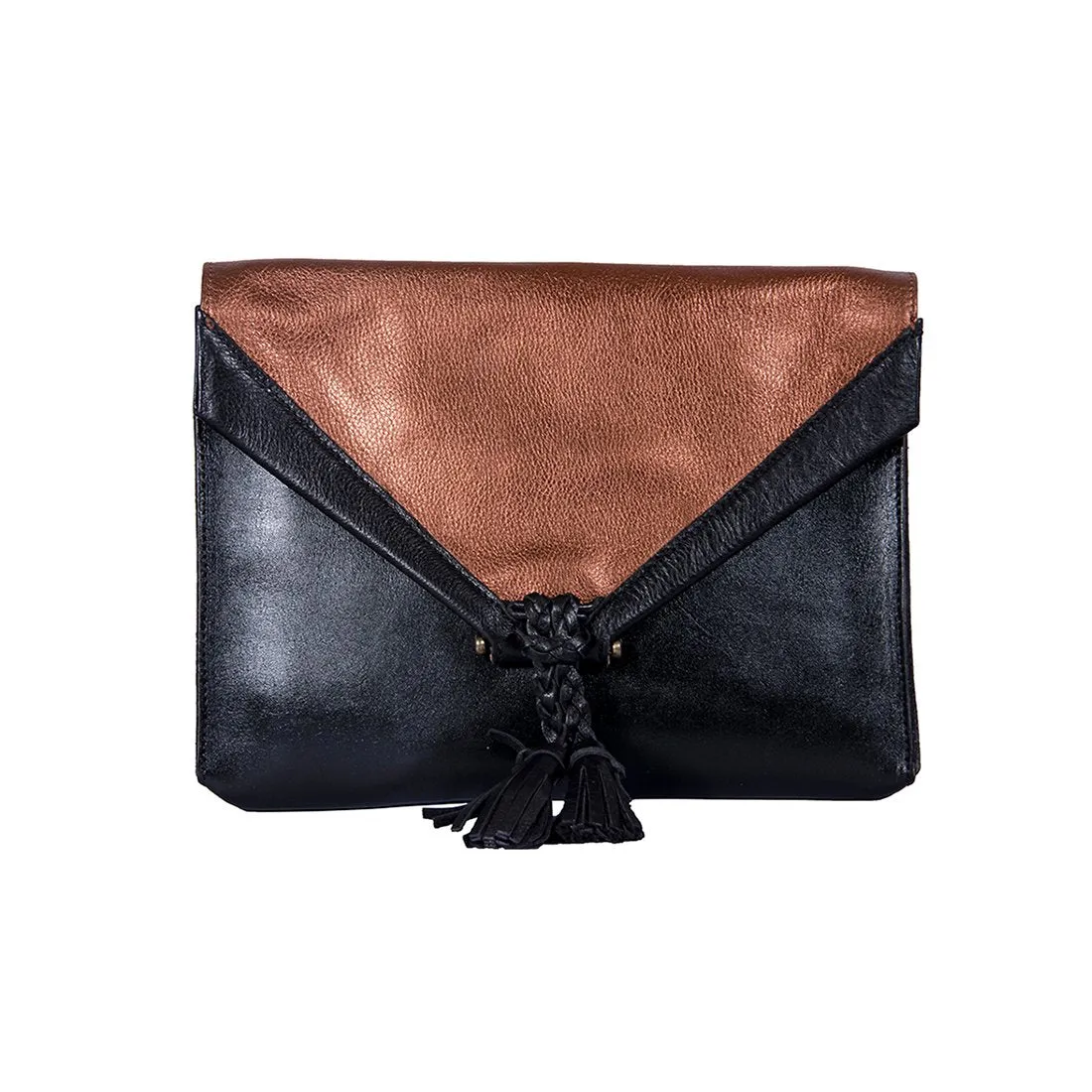 Savannah Leather Envelope Clutch and Crossbody Purse