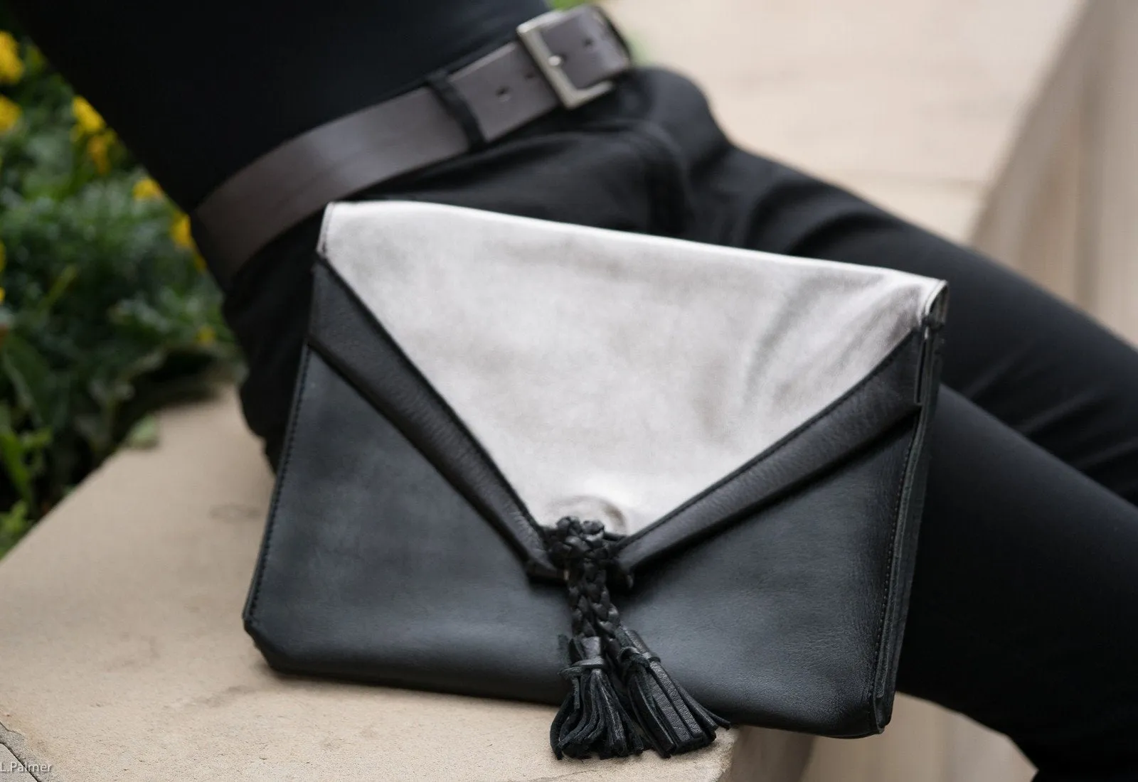 Savannah Leather Envelope Clutch and Crossbody Purse