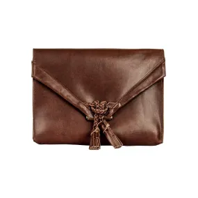 Savannah Leather Envelope Clutch and Crossbody Purse