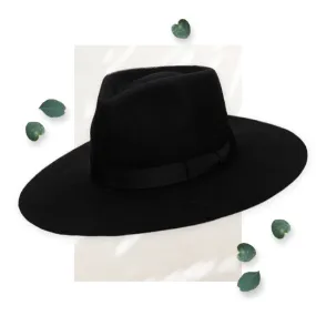 SDH Julian - Felt Stiff Fedora W/ Grosgrain Band