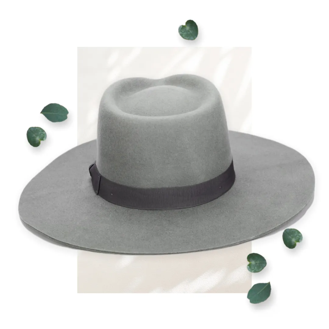 SDH Julian - Felt Stiff Fedora W/ Grosgrain Band