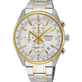 Seiko Gents Two-Tone Chronograph Watch