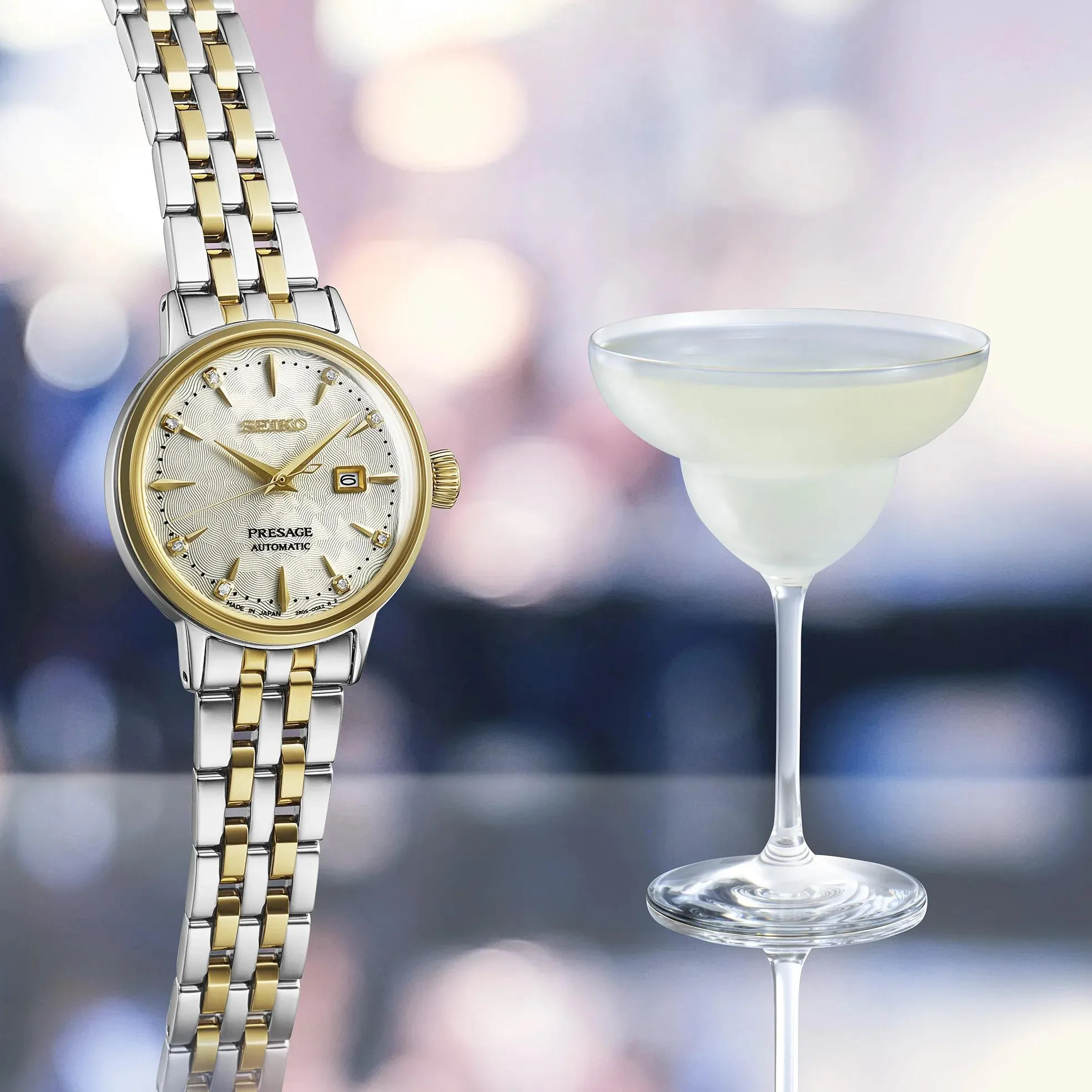 Seiko Presage Diamond Ladies' Automatic Watch SRE010