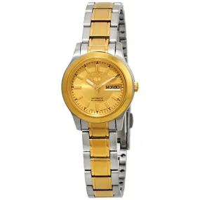 Seiko Series 5 Automatic Gold Dial Ladies Watch SYMD92