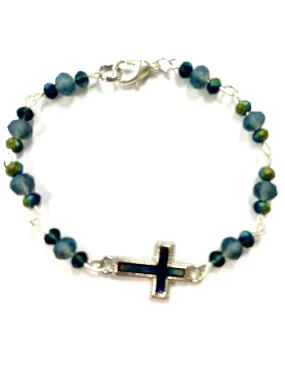 Shell and Metal Bracelet