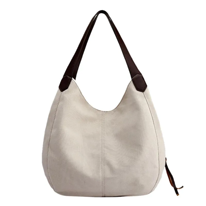 Sidiou Group Vintage Women Canvas Shoulder Bag  Ladies Casual Handbag Totes Sling Shoulder Bag