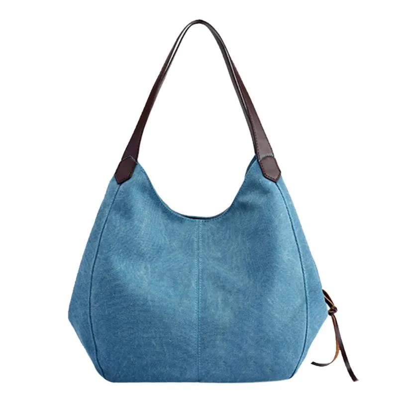 Sidiou Group Vintage Women Canvas Shoulder Bag  Ladies Casual Handbag Totes Sling Shoulder Bag