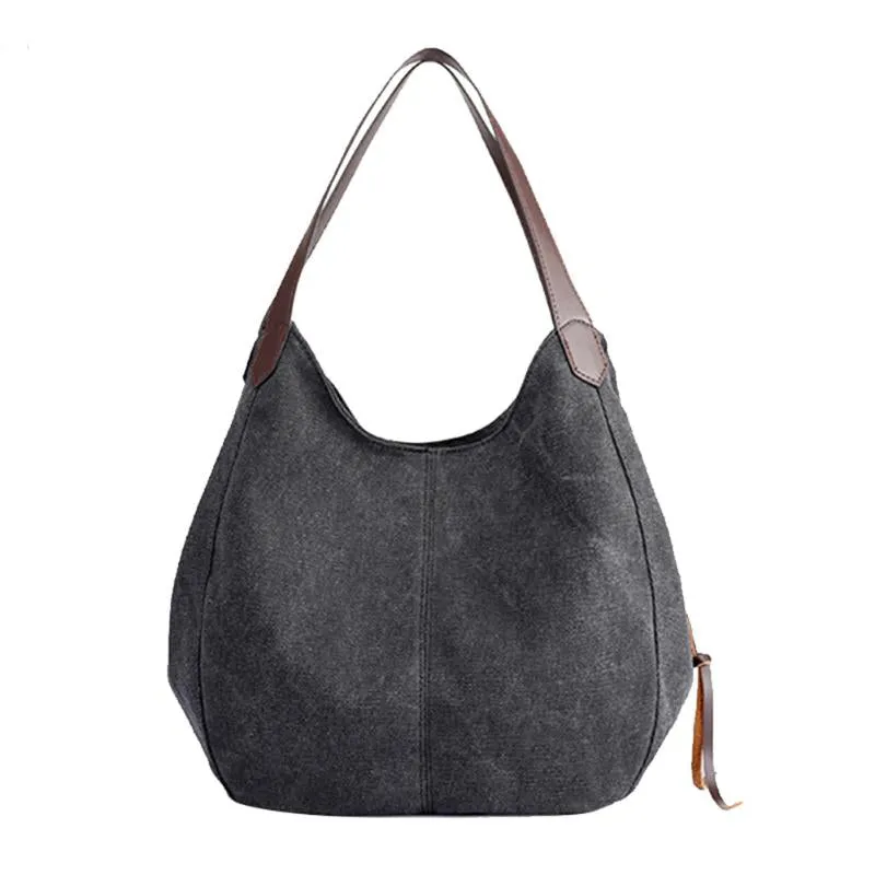 Sidiou Group Vintage Women Canvas Shoulder Bag  Ladies Casual Handbag Totes Sling Shoulder Bag