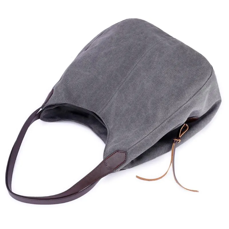Sidiou Group Vintage Women Canvas Shoulder Bag  Ladies Casual Handbag Totes Sling Shoulder Bag