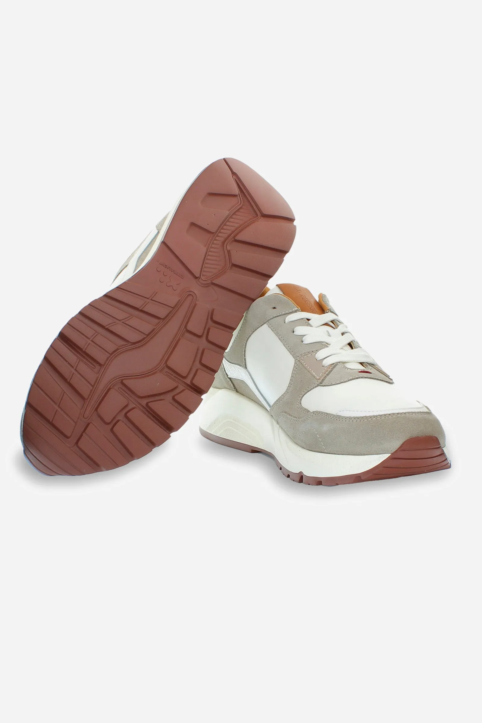 Sneaker in camoscio uomo - INDIPENDENCIA 1810»