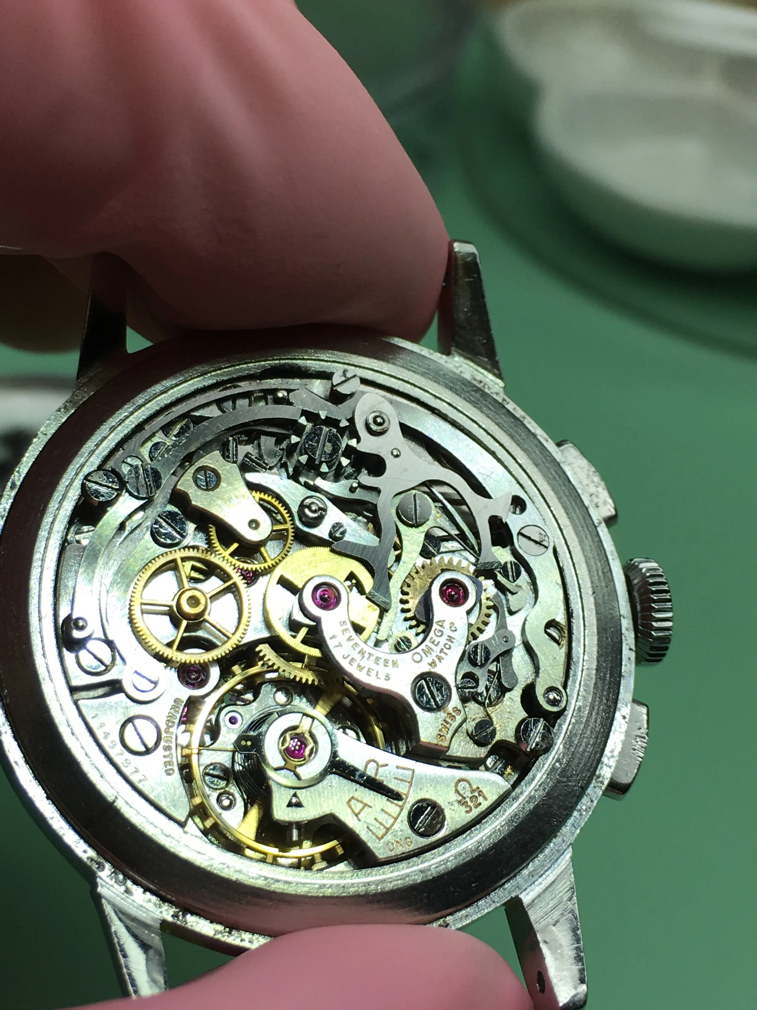 Sold - Omega Vintage Chronograph Reference 2279-1 Calibre 321 Circa 1948 - Fully Serviced by ClockSavant