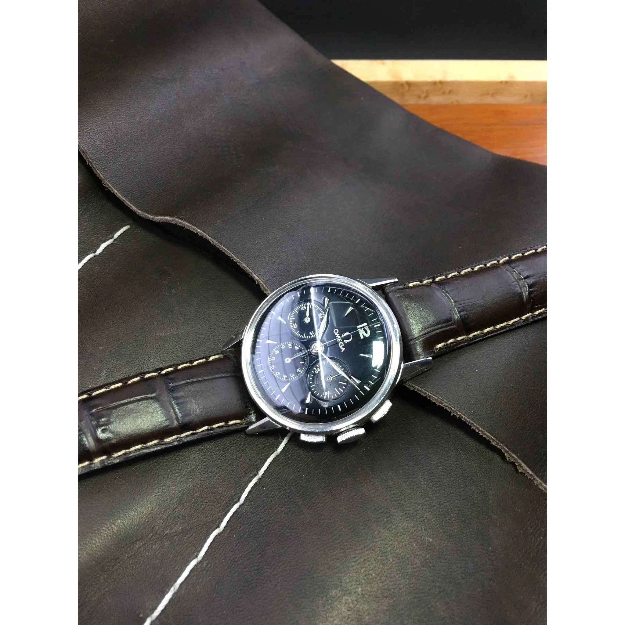 Sold - Omega Vintage Chronograph Reference 2279-1 Calibre 321 Circa 1948 - Fully Serviced by ClockSavant