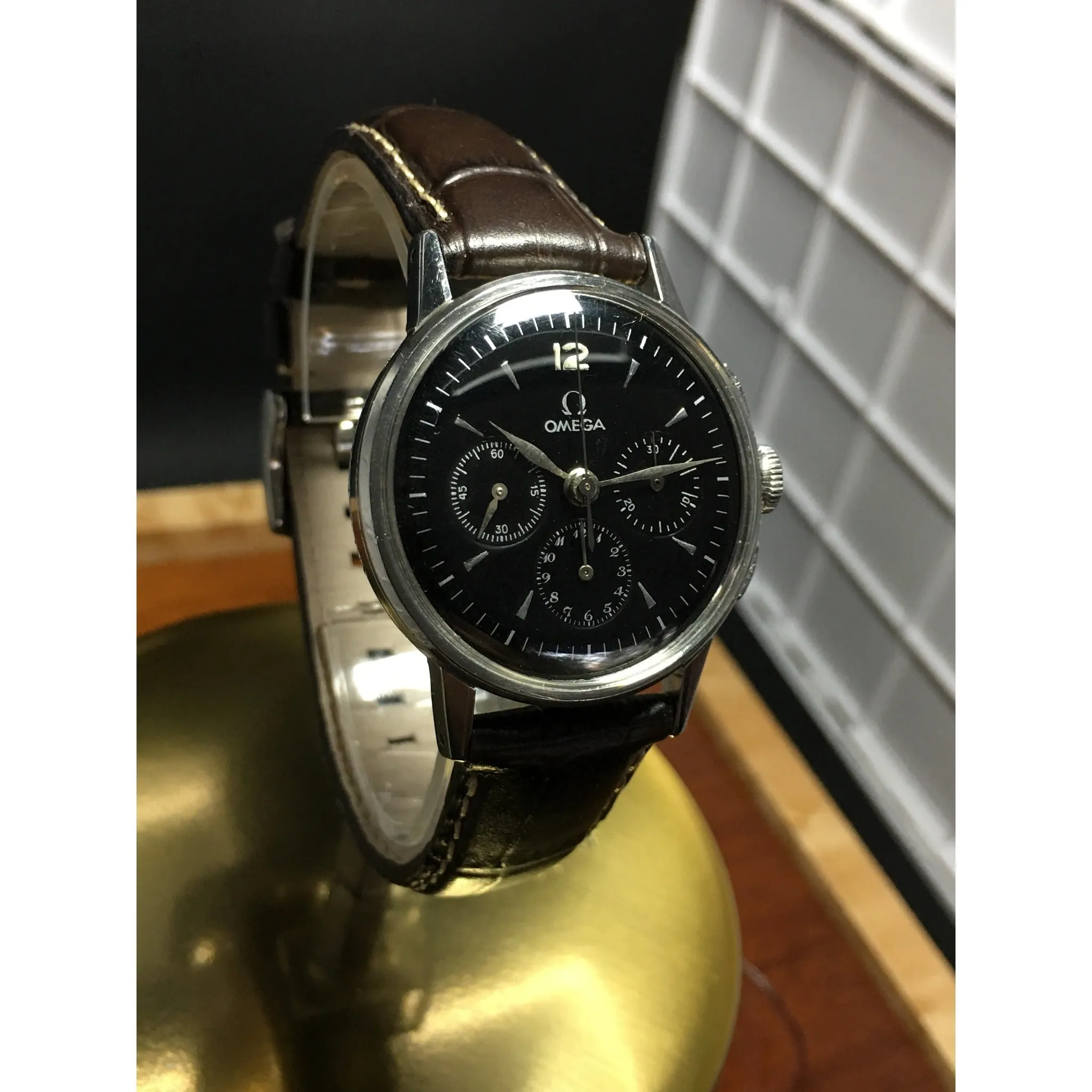 Sold - Omega Vintage Chronograph Reference 2279-1 Calibre 321 Circa 1948 - Fully Serviced by ClockSavant