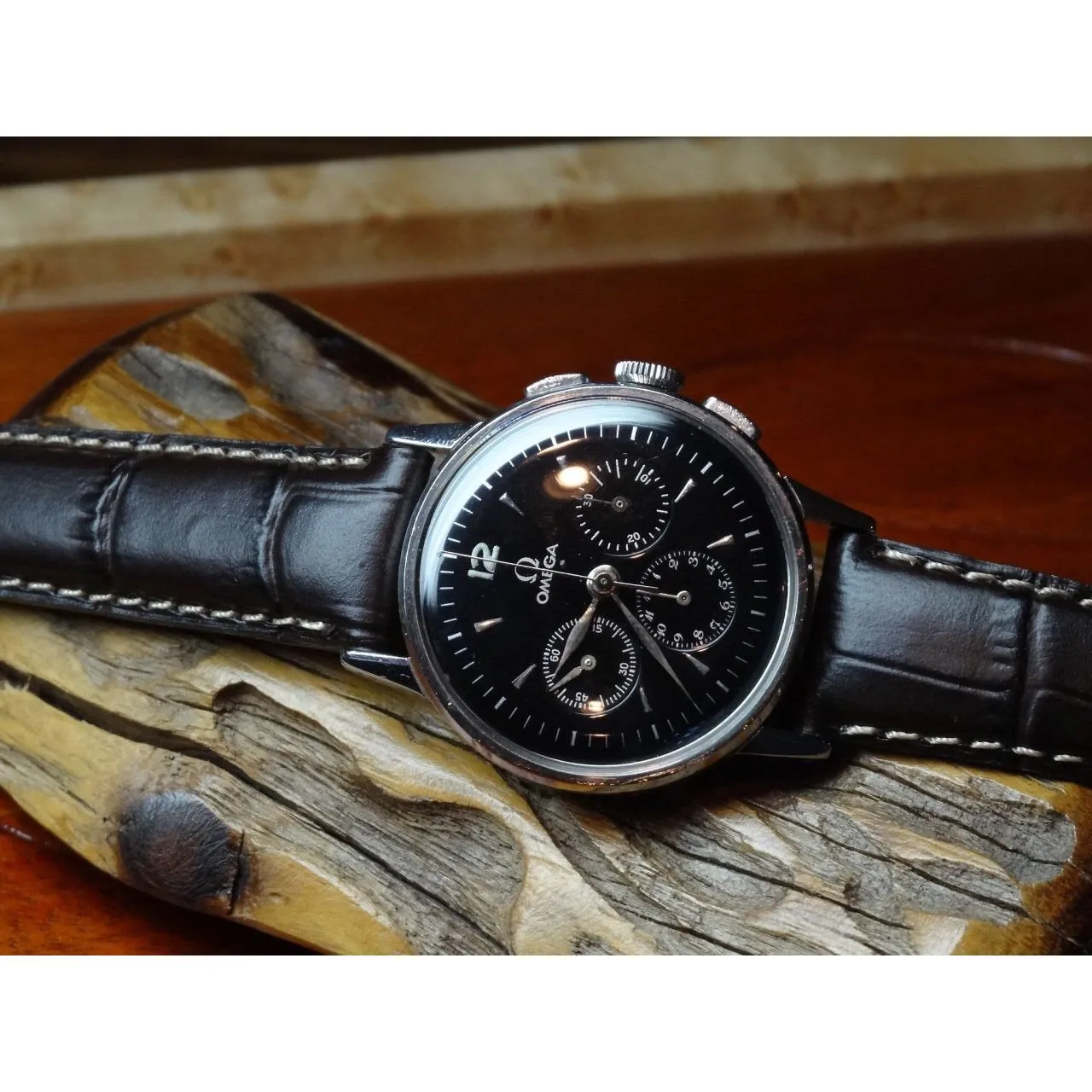 Sold - Omega Vintage Chronograph Reference 2279-1 Calibre 321 Circa 1948 - Fully Serviced by ClockSavant