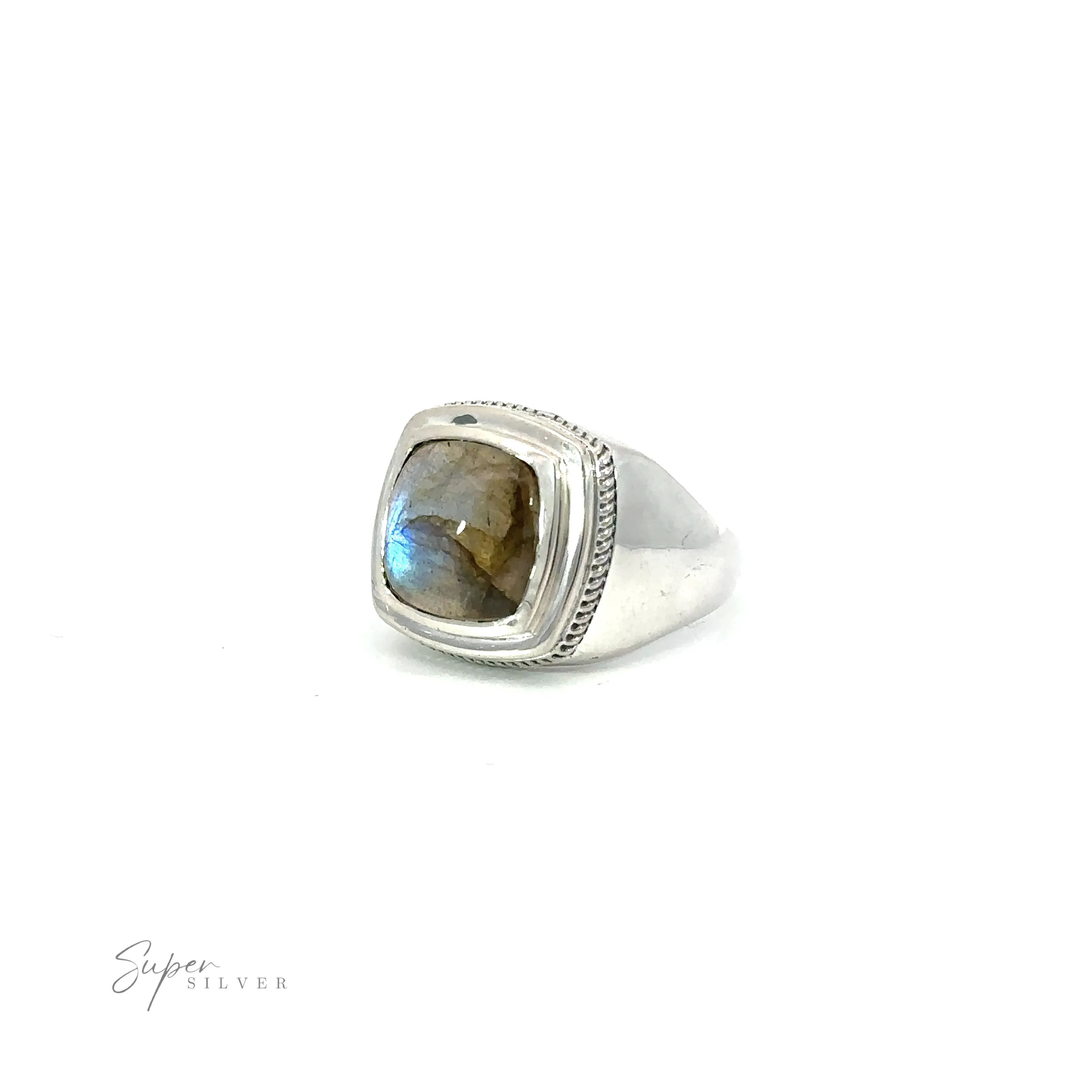 Square Stone Signet Ring