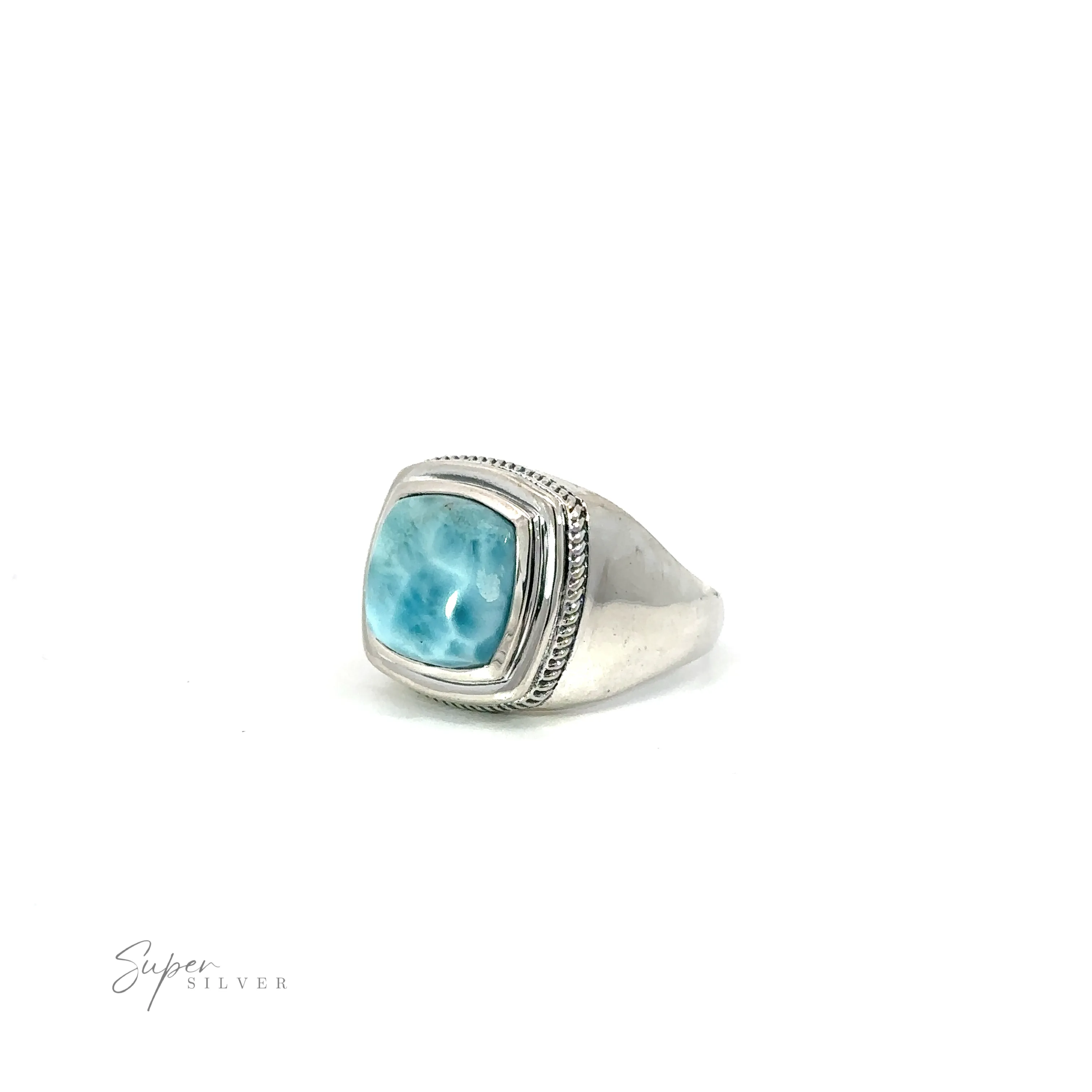 Square Stone Signet Ring