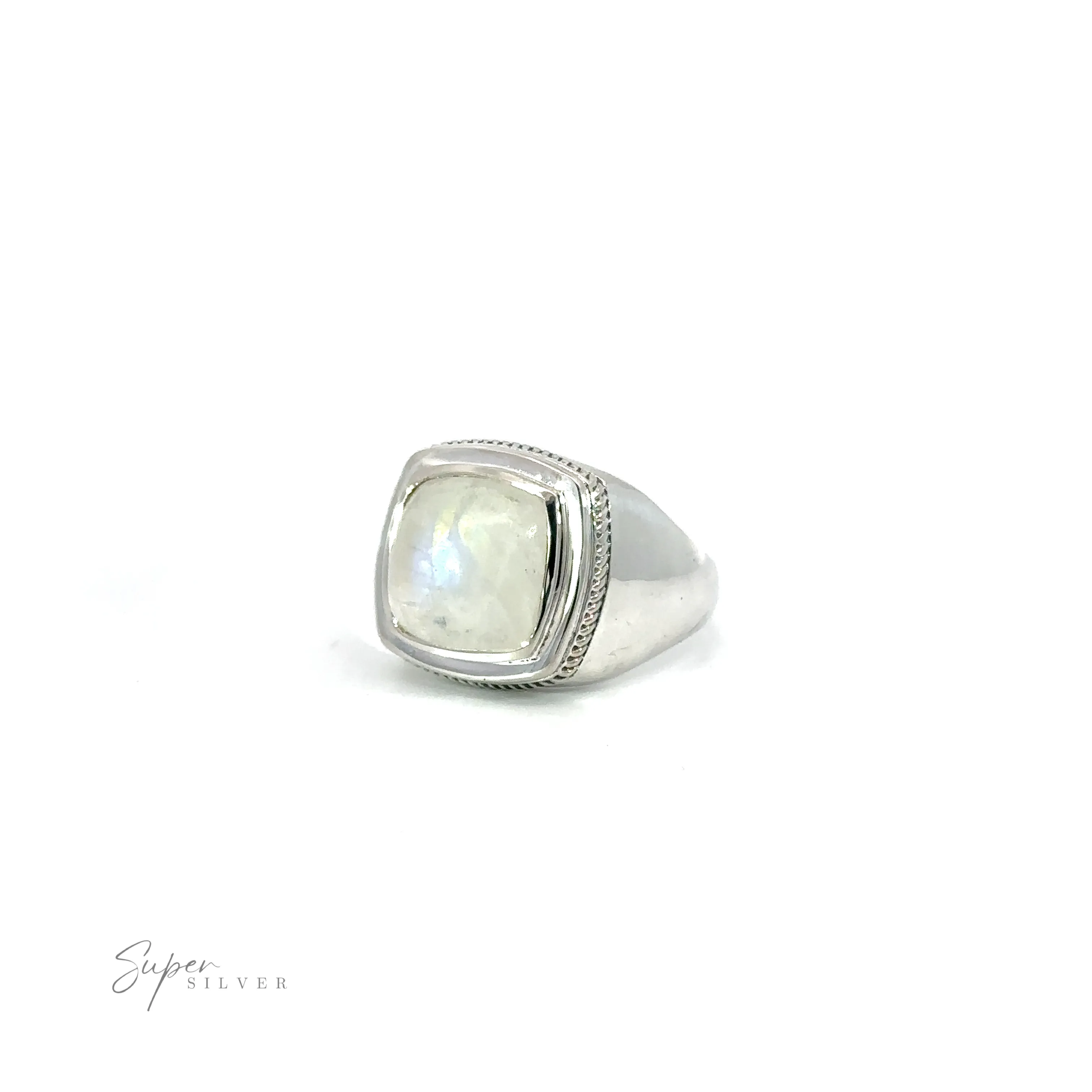 Square Stone Signet Ring