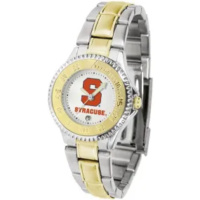 Syracuse Orange Ladies Competitor Two-Tone Band Watch