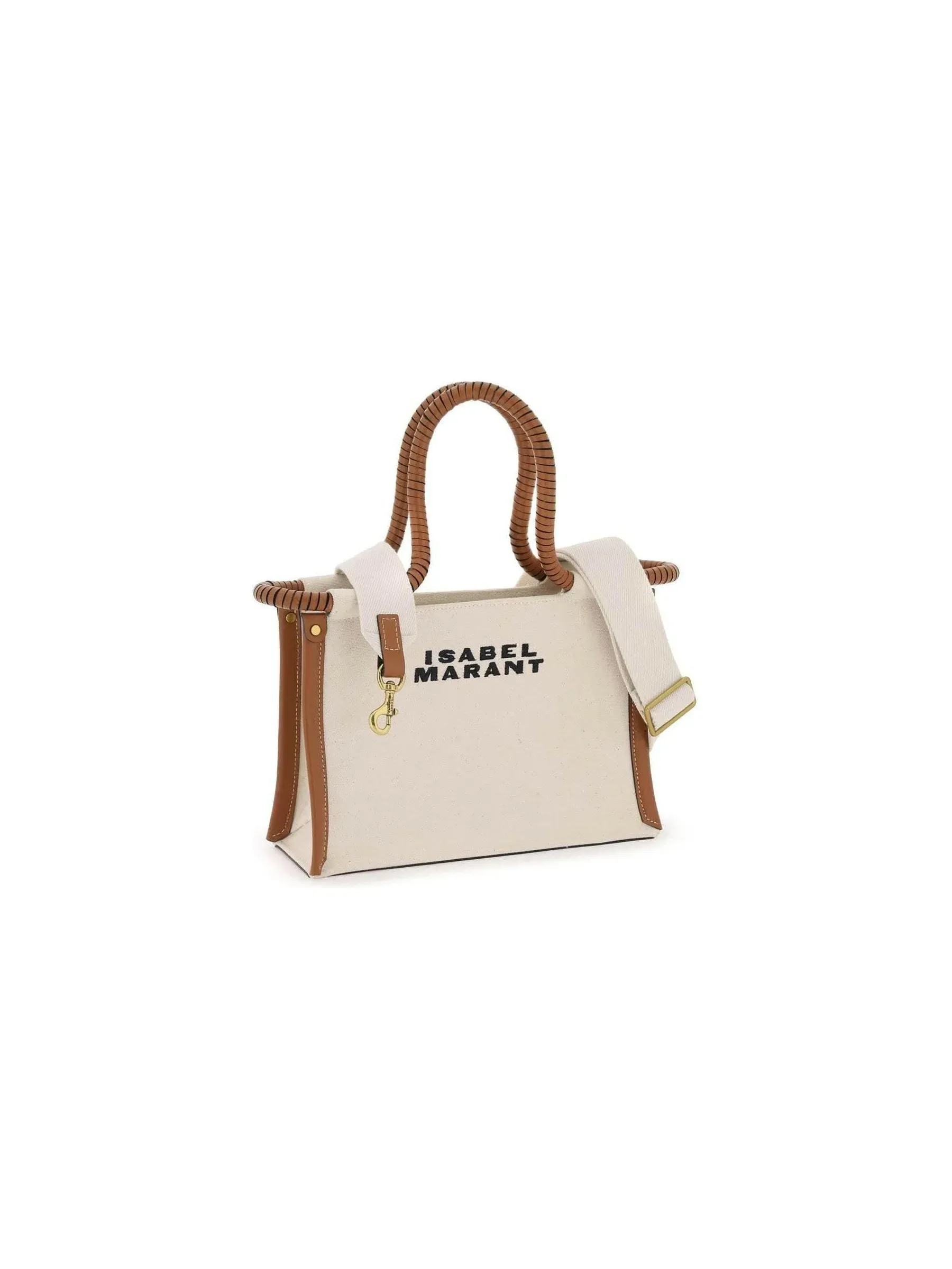 Toledo Canvas Leather Tote