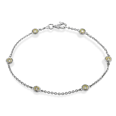 Trellis Bracelet in 18k Gold with Diamonds