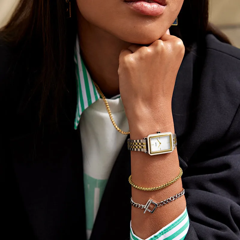 TWO-TONE FLUETTE WATCH