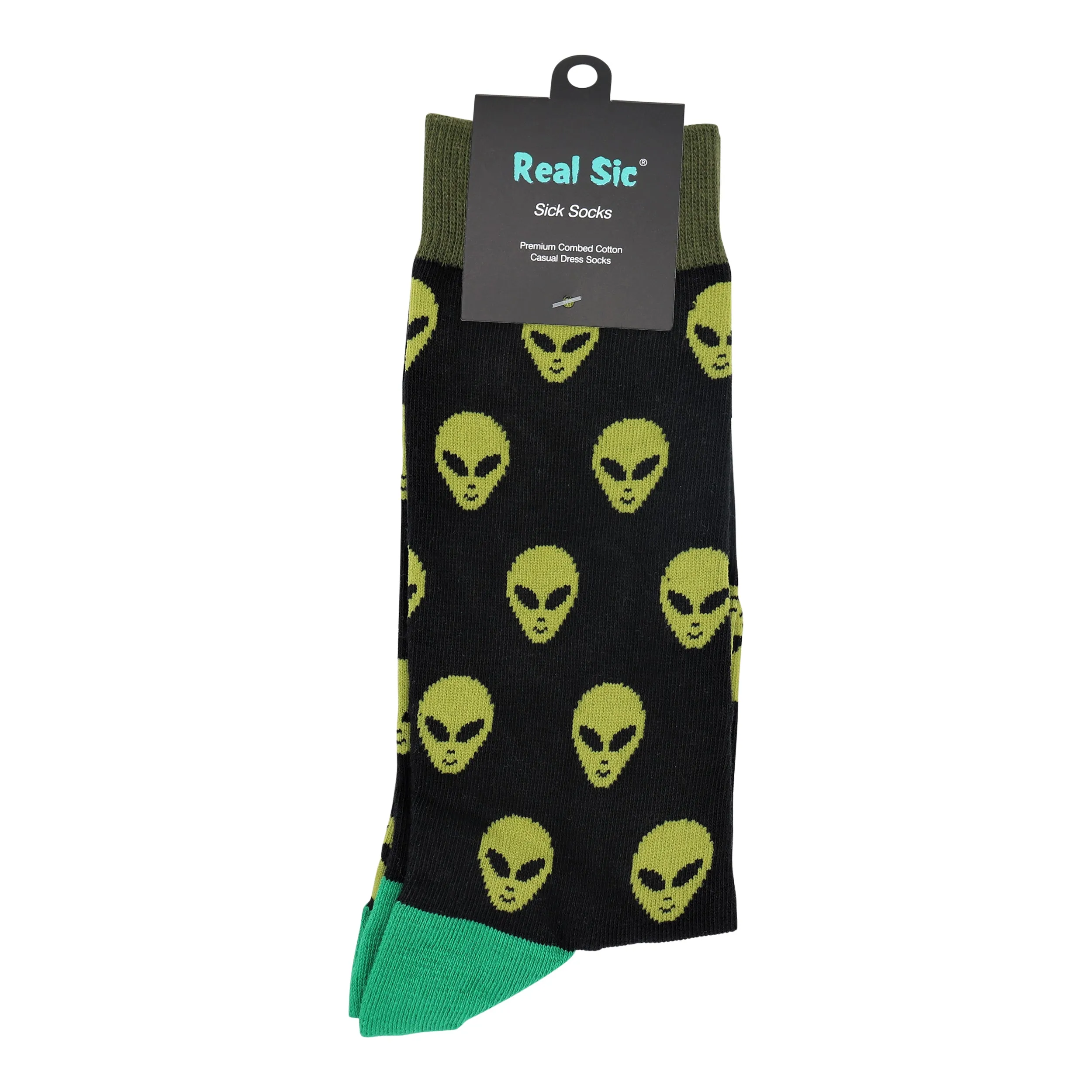 Unisex – Alien – Off the Wall Casual Dress Socks