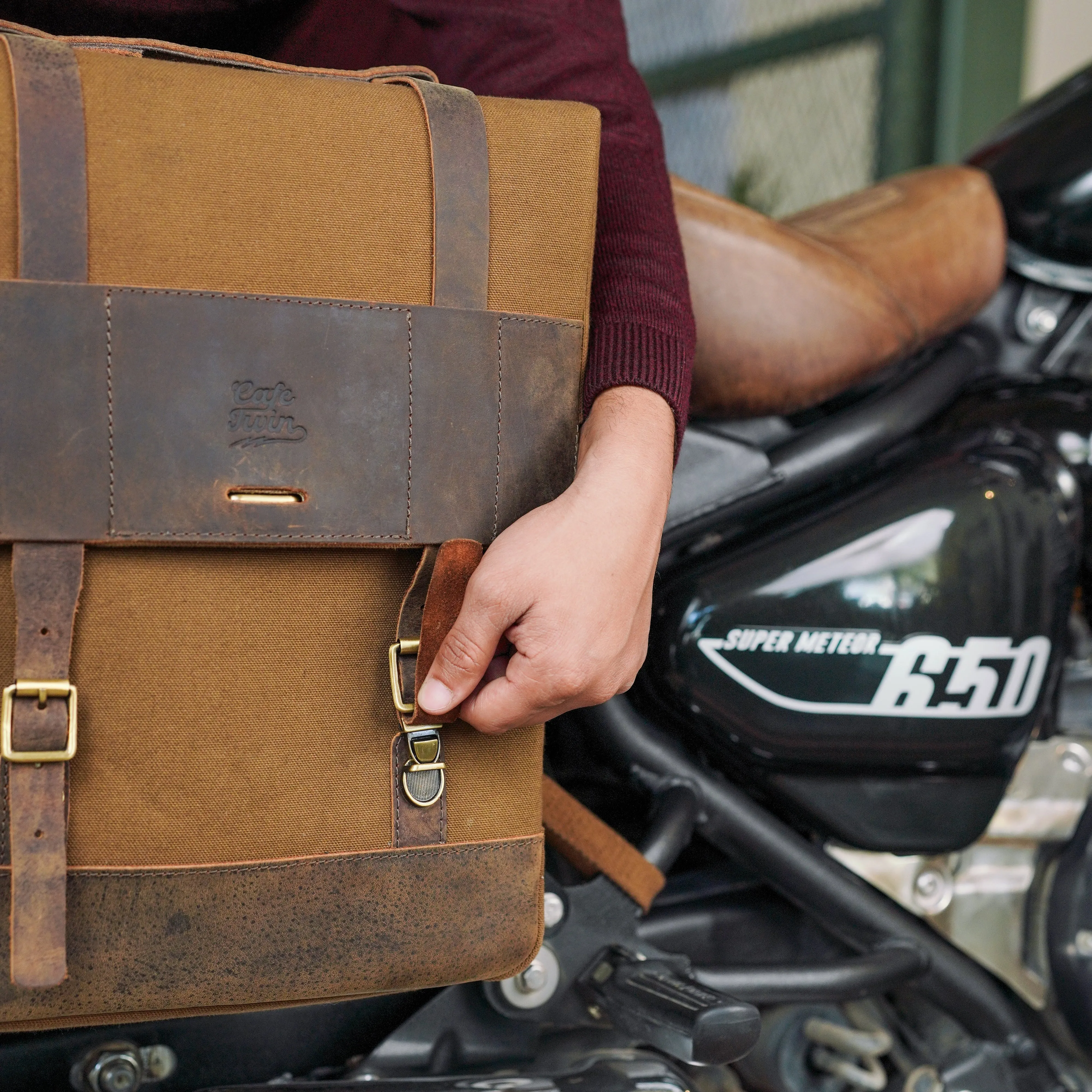 ventura saddlebag tobacco brown