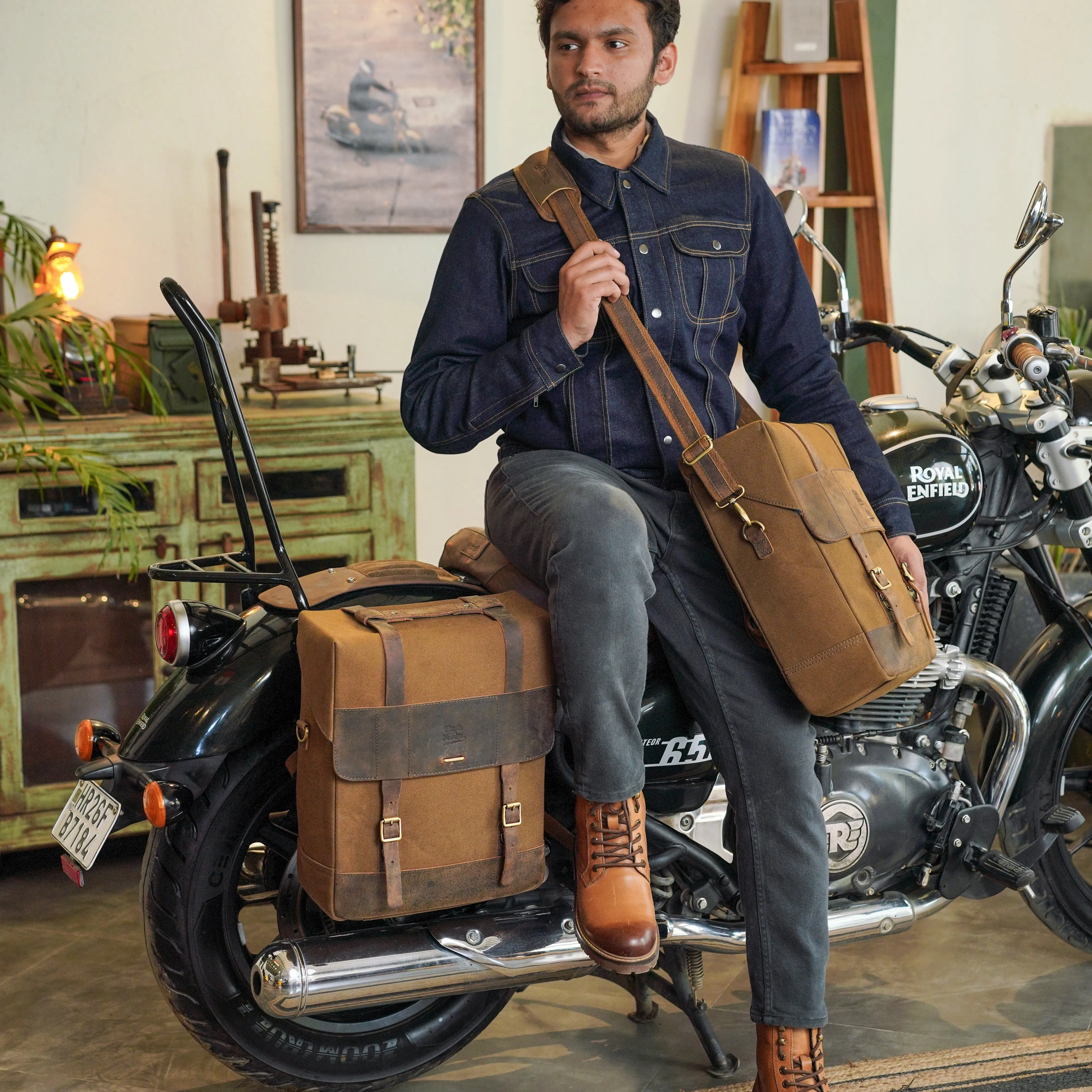 ventura saddlebag tobacco brown
