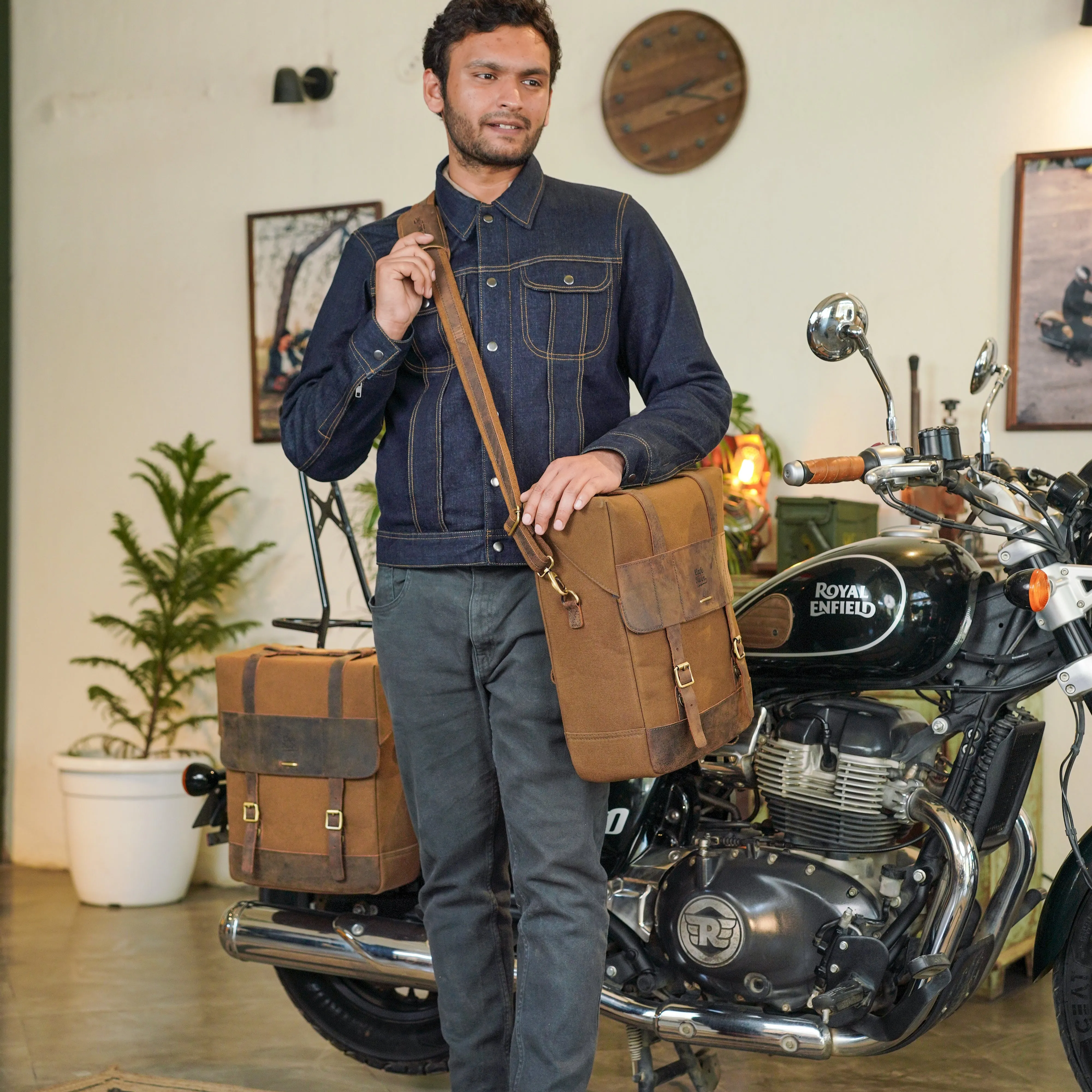 ventura saddlebag tobacco brown