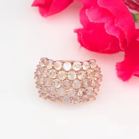 Wonderful White Moonstone Sterling Silver Ring