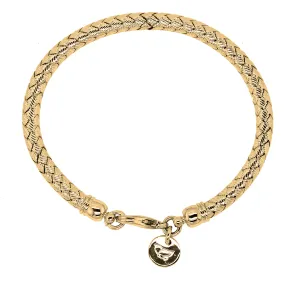 Woven Gold Plated Yellow Bracelet