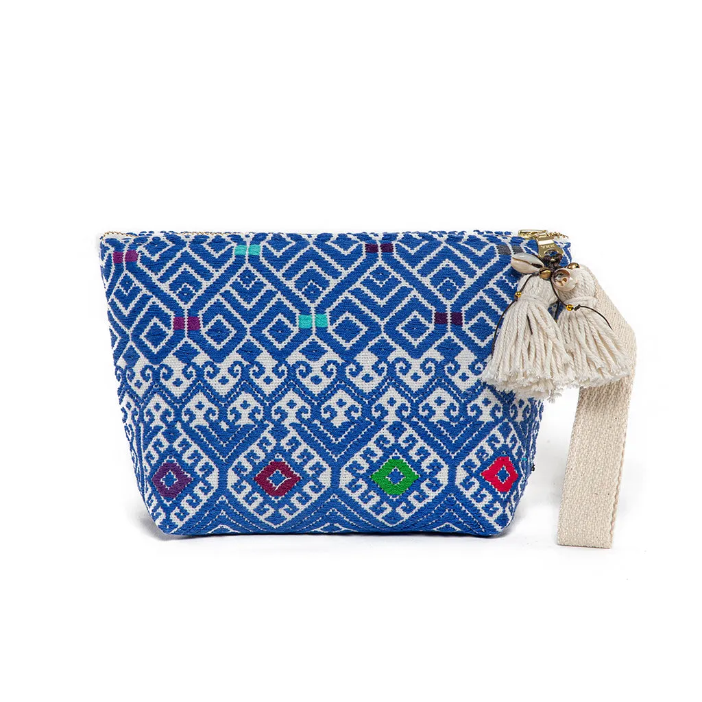 Yoyo Pouch Tassel Indigo